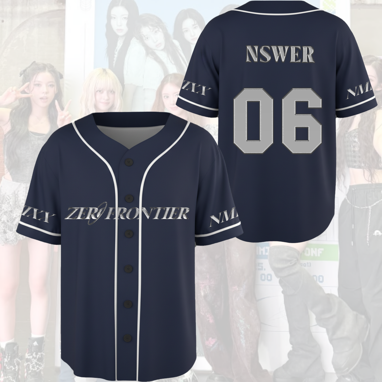 NMIXX 1st World Tour Baseball Jersey Gift For Fans