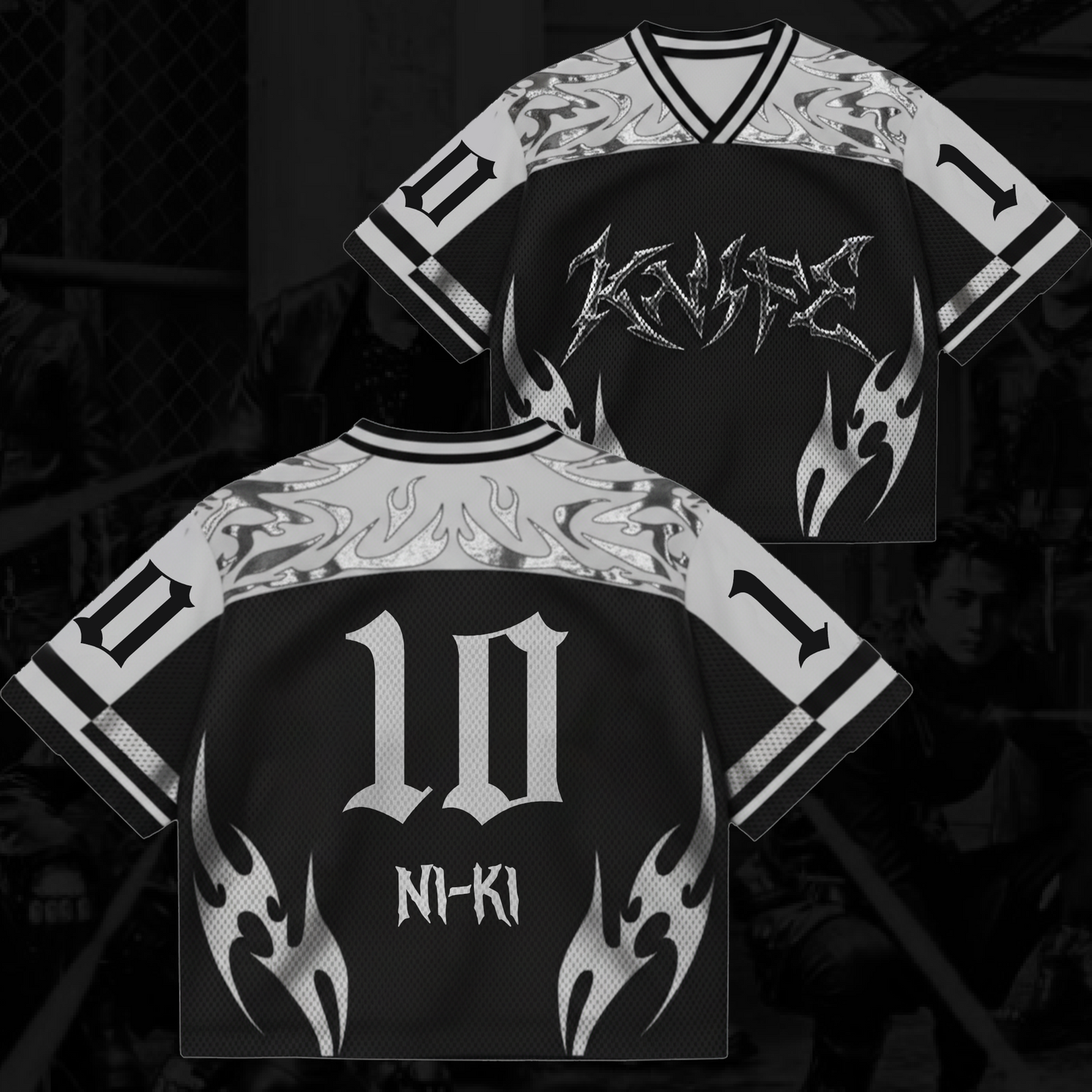 Knife Enhypen THE SIN VANISH Album Mixed Mesh Jersey Gifts