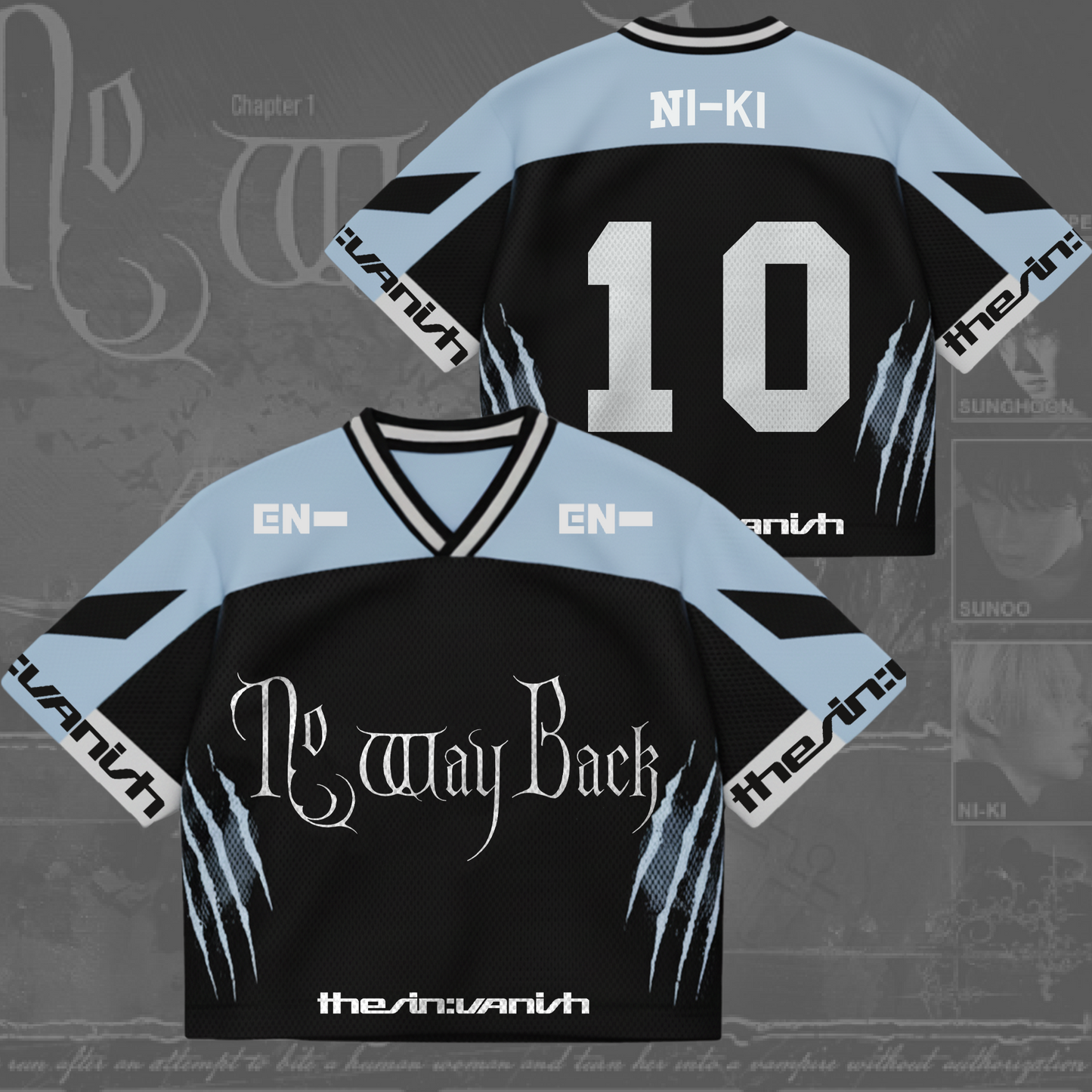 No Way Back Chapter One Enhypen Album Mixed Mesh Jersey