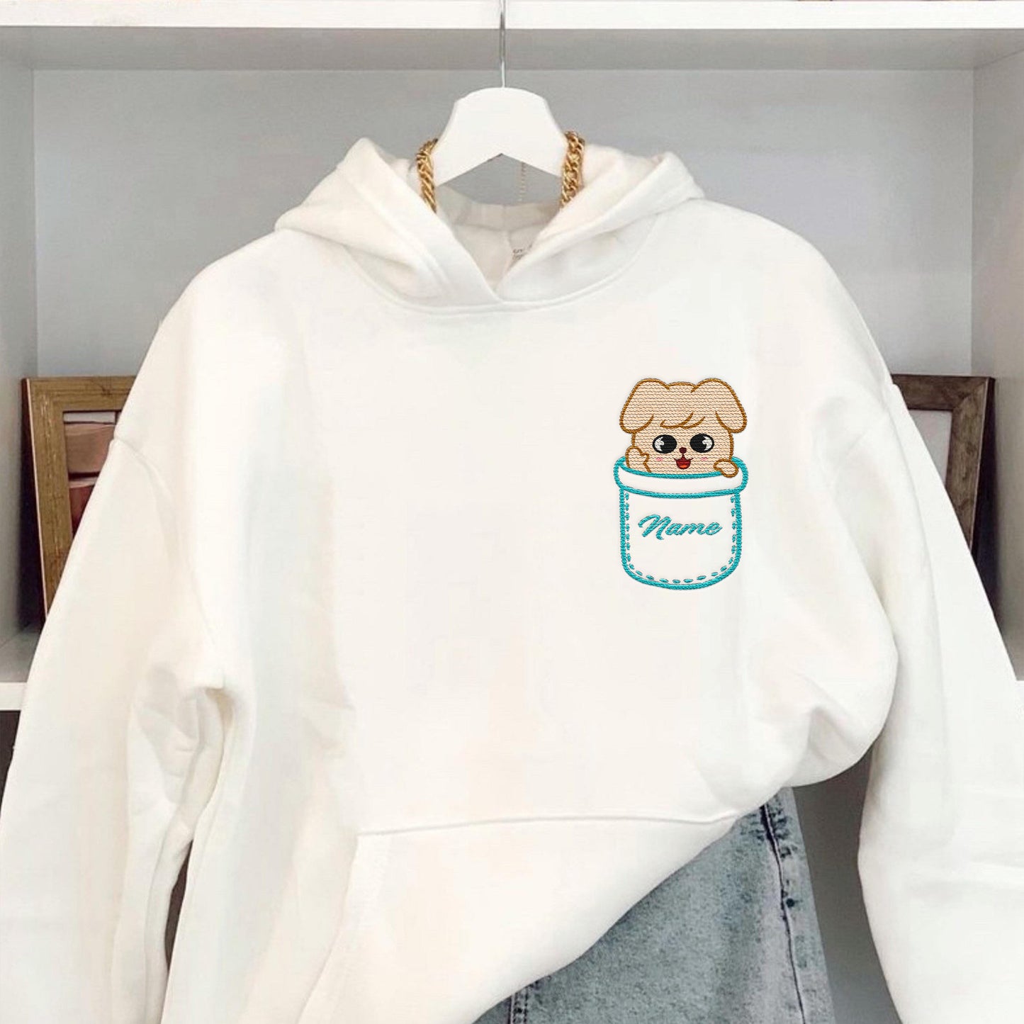WAVESTEEᵀᴹ Personalized Seungmin Pocket Embroidery Tee
