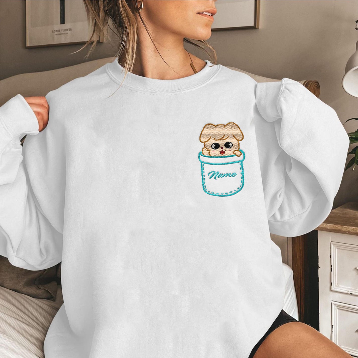 WAVESTEEᵀᴹ Personalized Seungmin Pocket Embroidery Tee