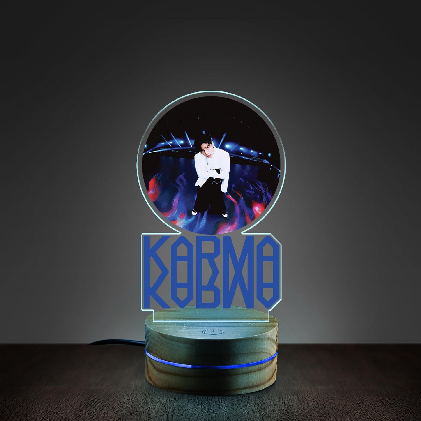 WAVESTEEᵀᴹ Karma Acrylic LED Lamp – 16 RGB Colors Version 1