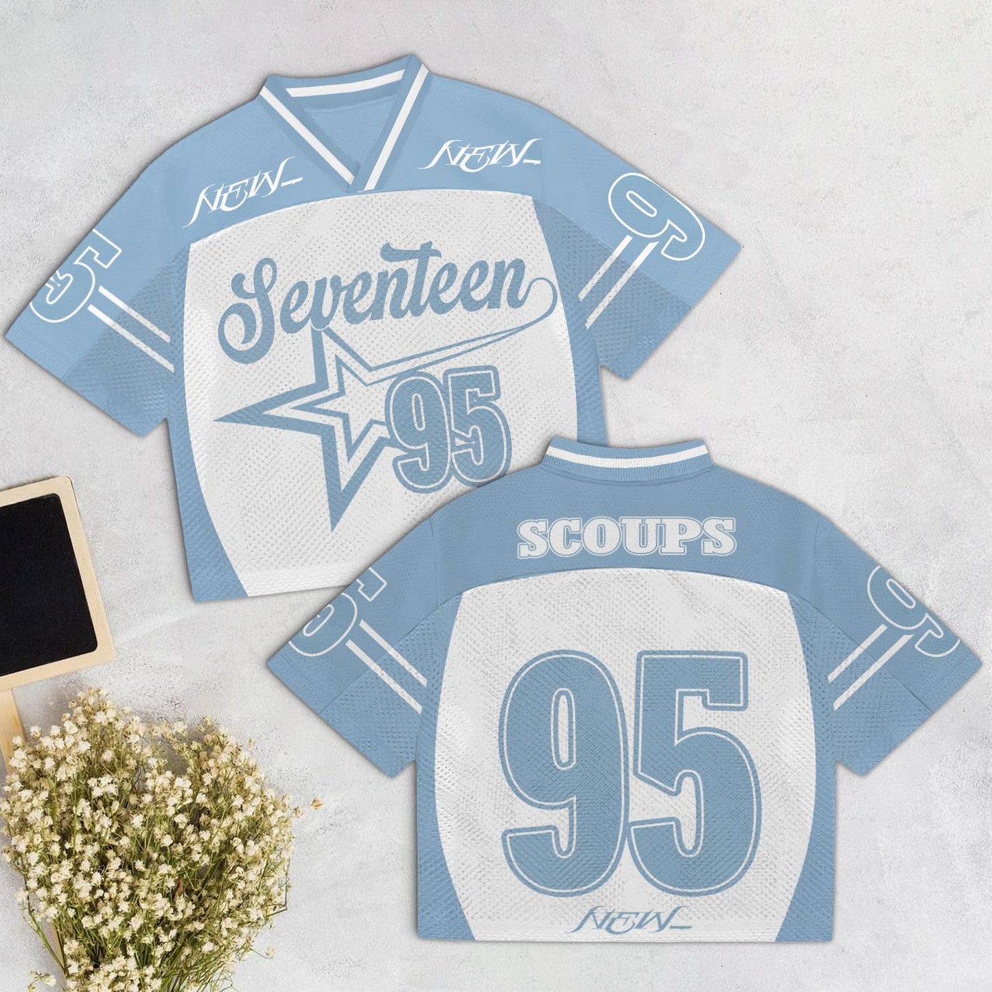Seventeen World Tour New 2025 Mixed Mesh Jersey