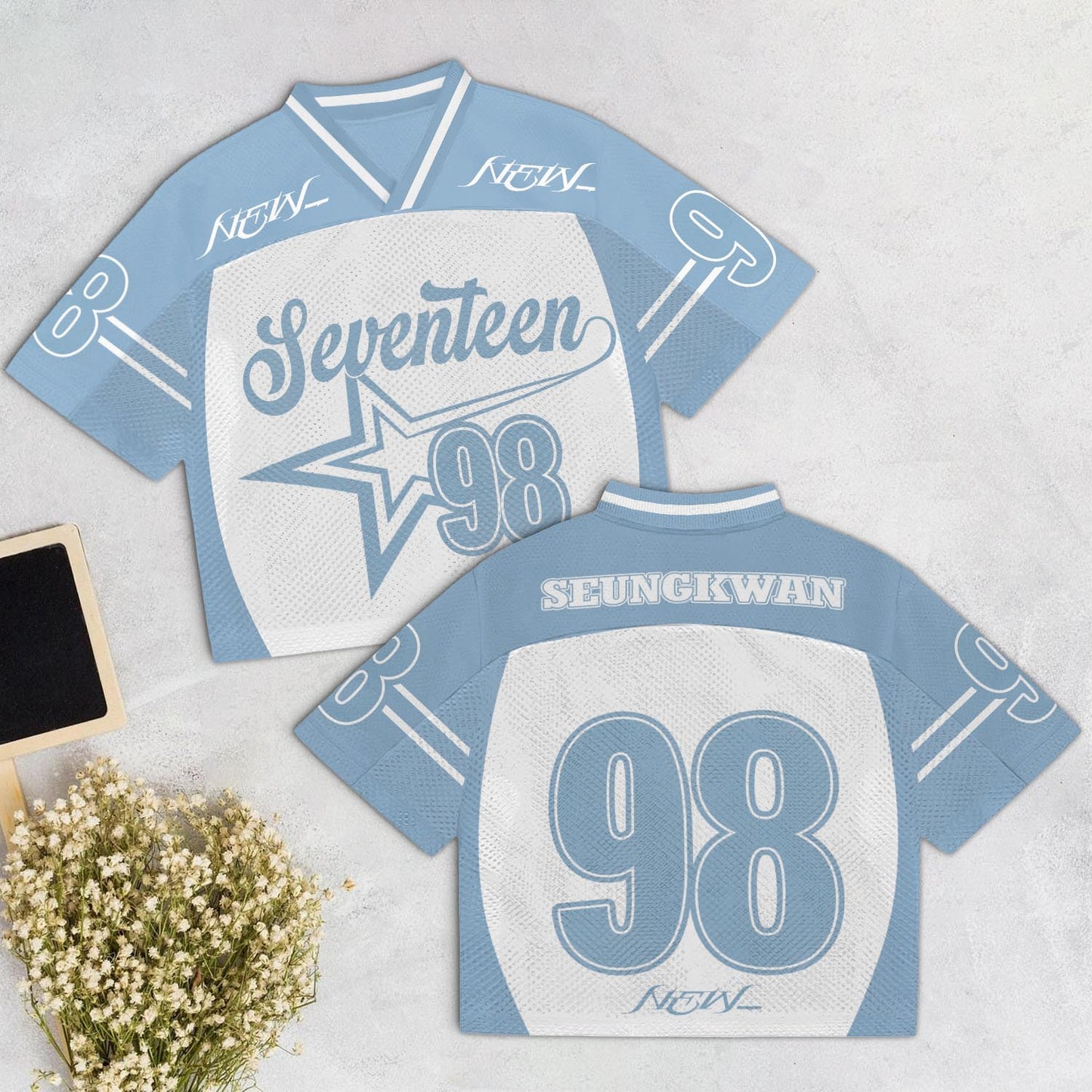 Seventeen World Tour New 2025 Mixed Mesh Jersey