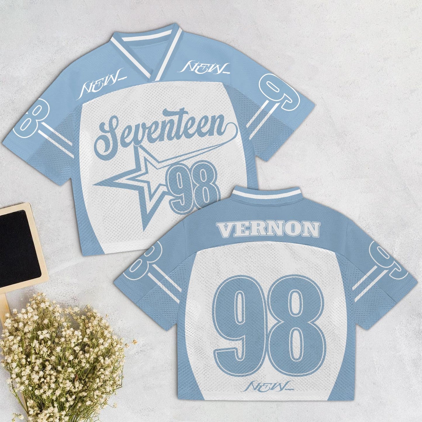 Seventeen World Tour New 2025 Mixed Mesh Jersey