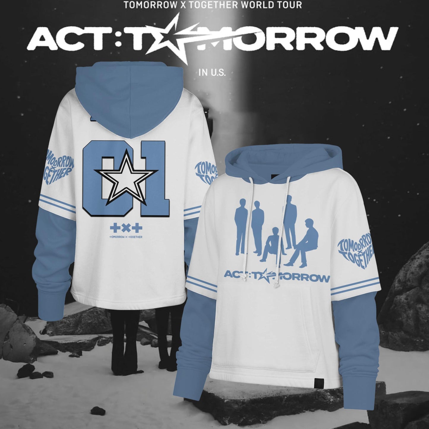 TXT ACT:TOMORROW Adult Shortstop Hoodie