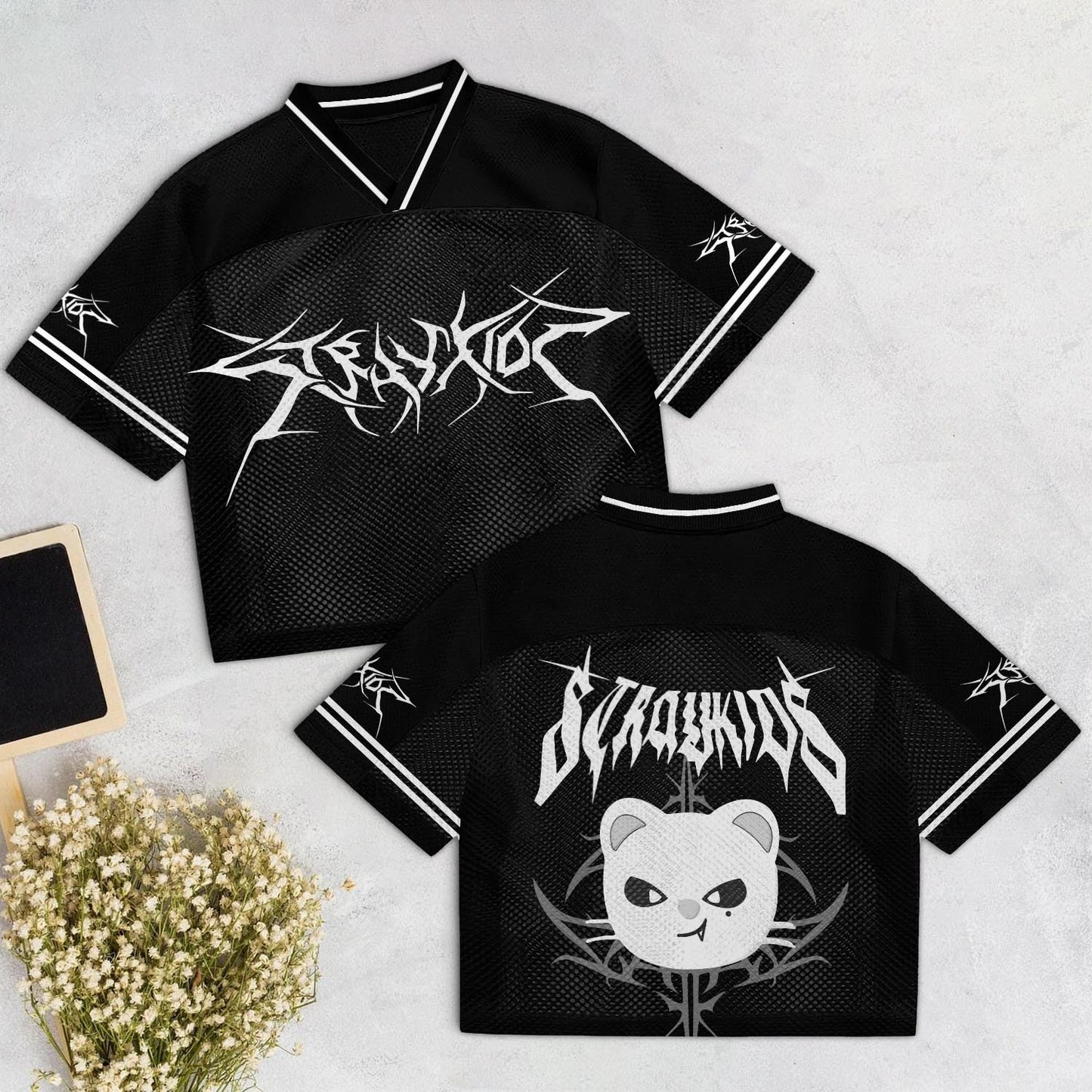 Stray Kids Dominate World Tour Mixed Mesh Jersey
