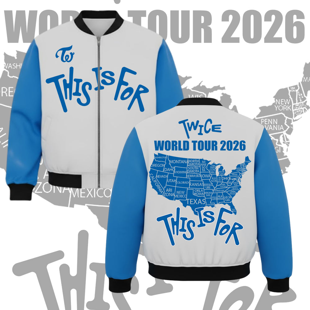 WAVESTEEᵀᴹ This Is For Tour 2026 Bomber Jacket