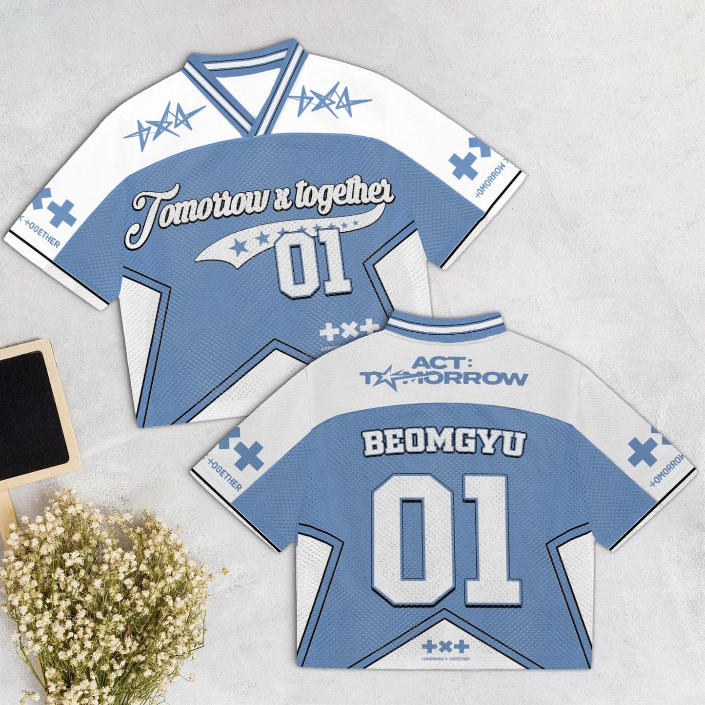 Tomorrow X Together ACT:TOMORROW K-Pop Mixed Mesh Jersey