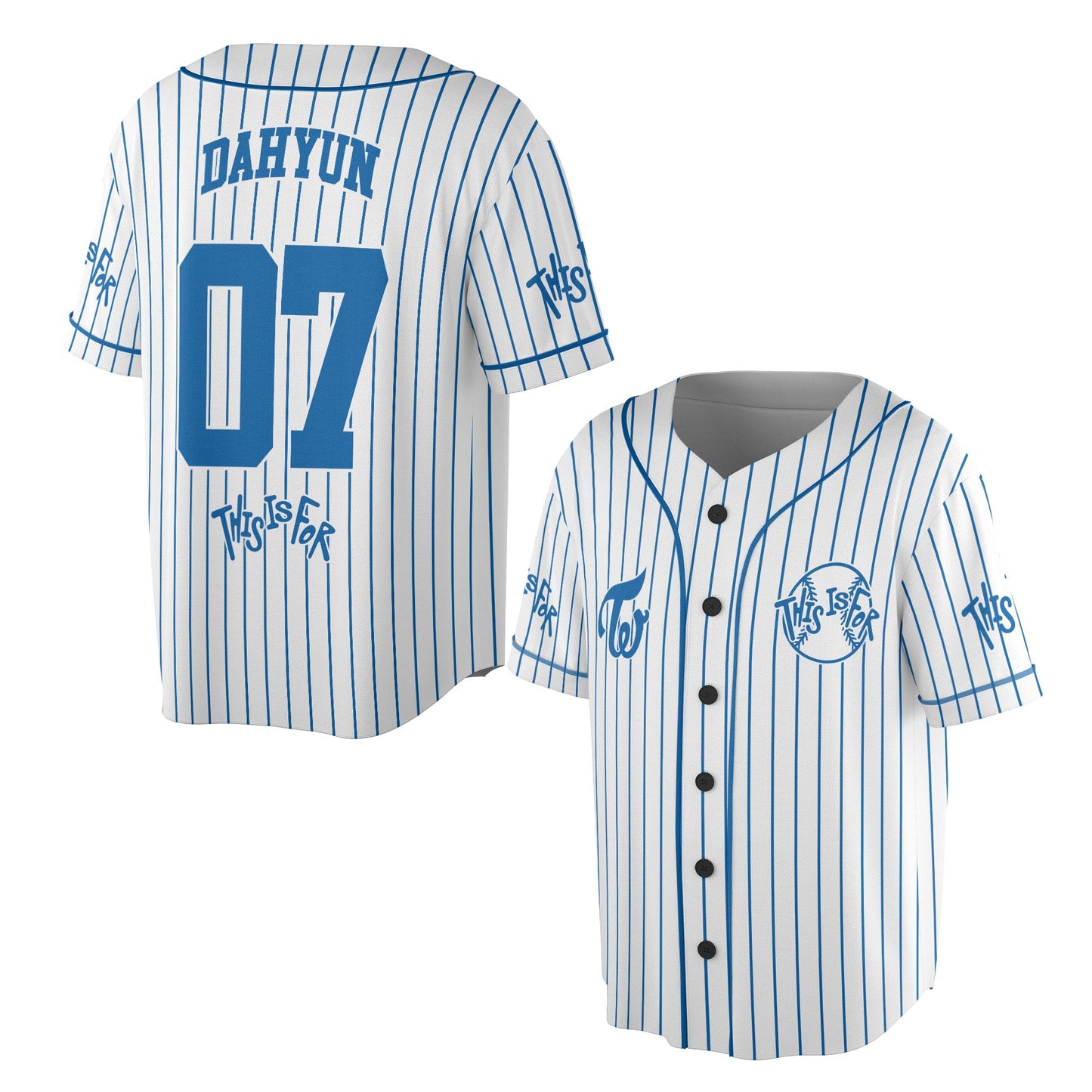 WAVESTEEᵀᴹ Twice This Is For Line Jersey Baseball