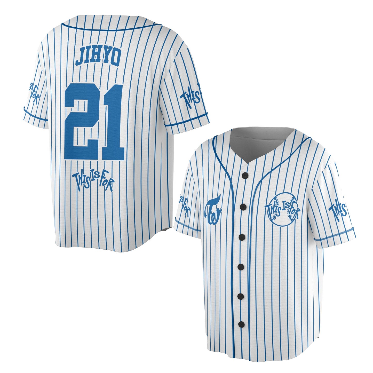 WAVESTEEᵀᴹ Twice This Is For Line Jersey Baseball