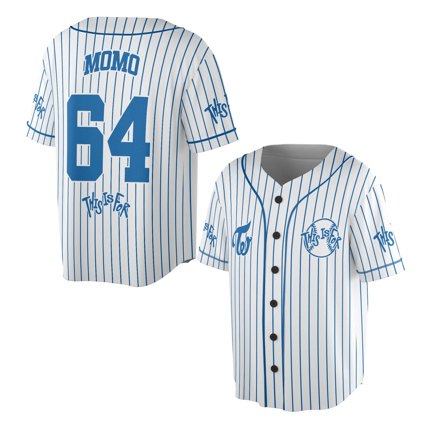WAVESTEEᵀᴹ Twice This Is For Line Jersey Baseball