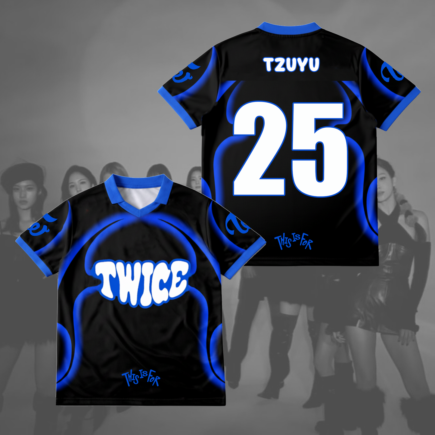 This Is For World Tour Twice Concert Winged Neck Baseball Shirt Gift For Fans