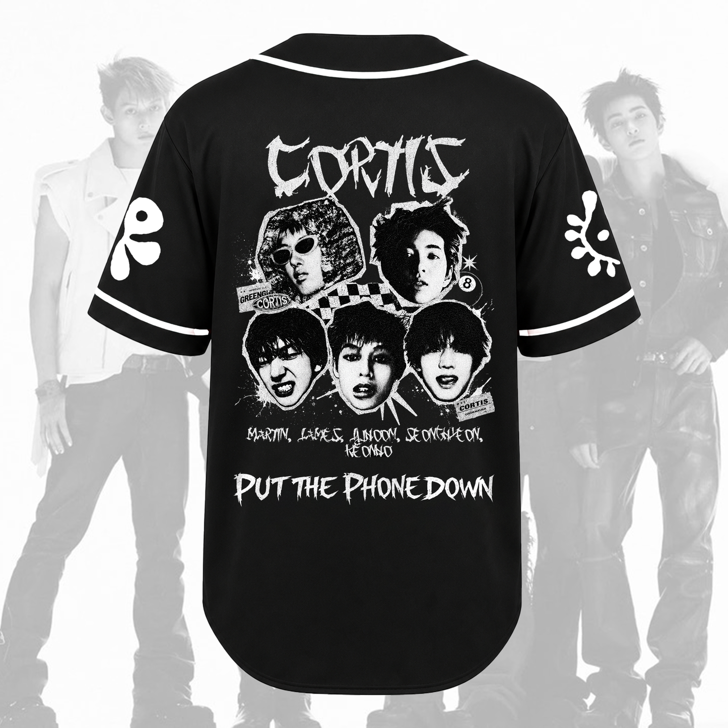Limited Cortis Put Your Phone Down Tour Baseball Jersey Fan Edition