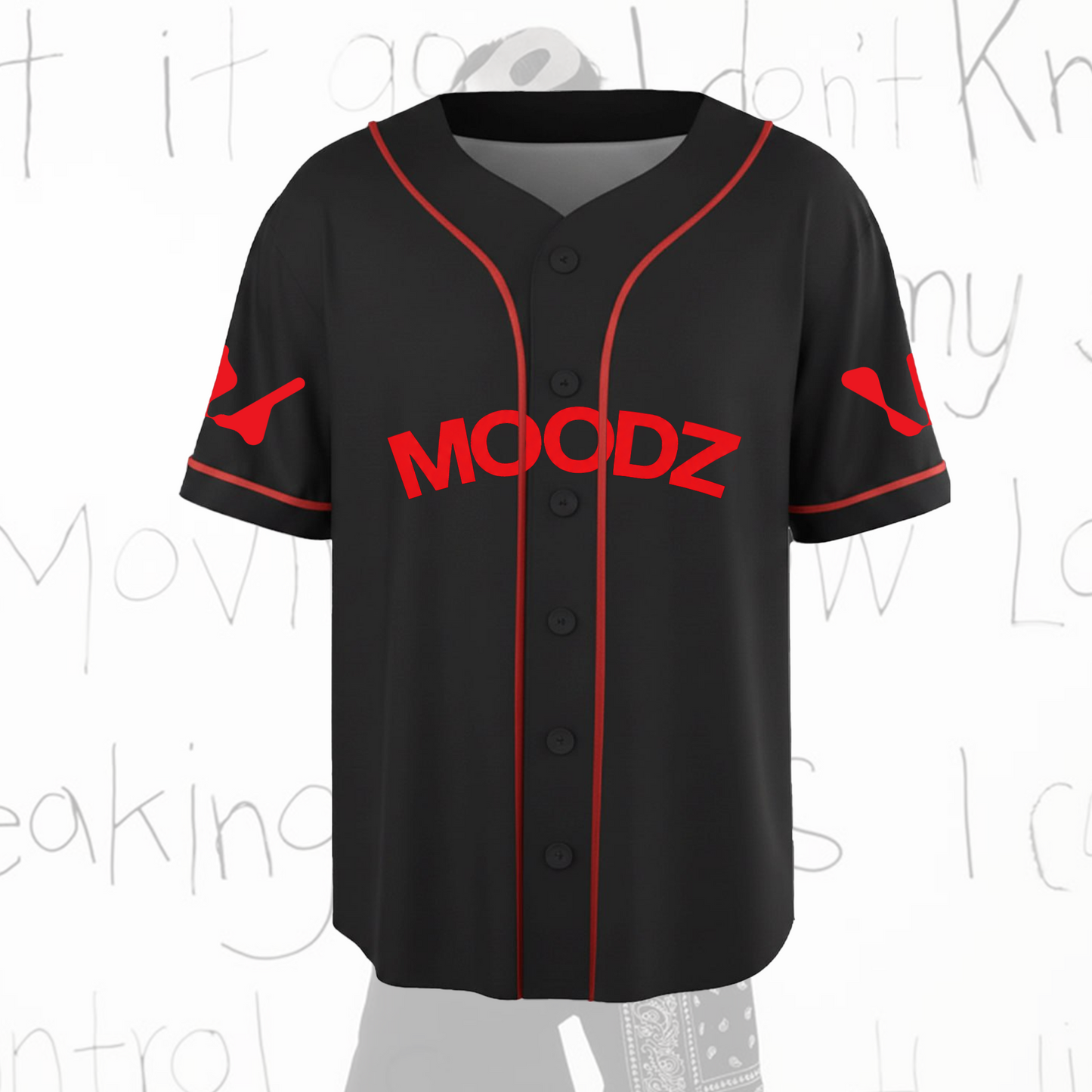 Moodz Woodz Archive 1 World Tour Baseball Jersey Fan Gifts