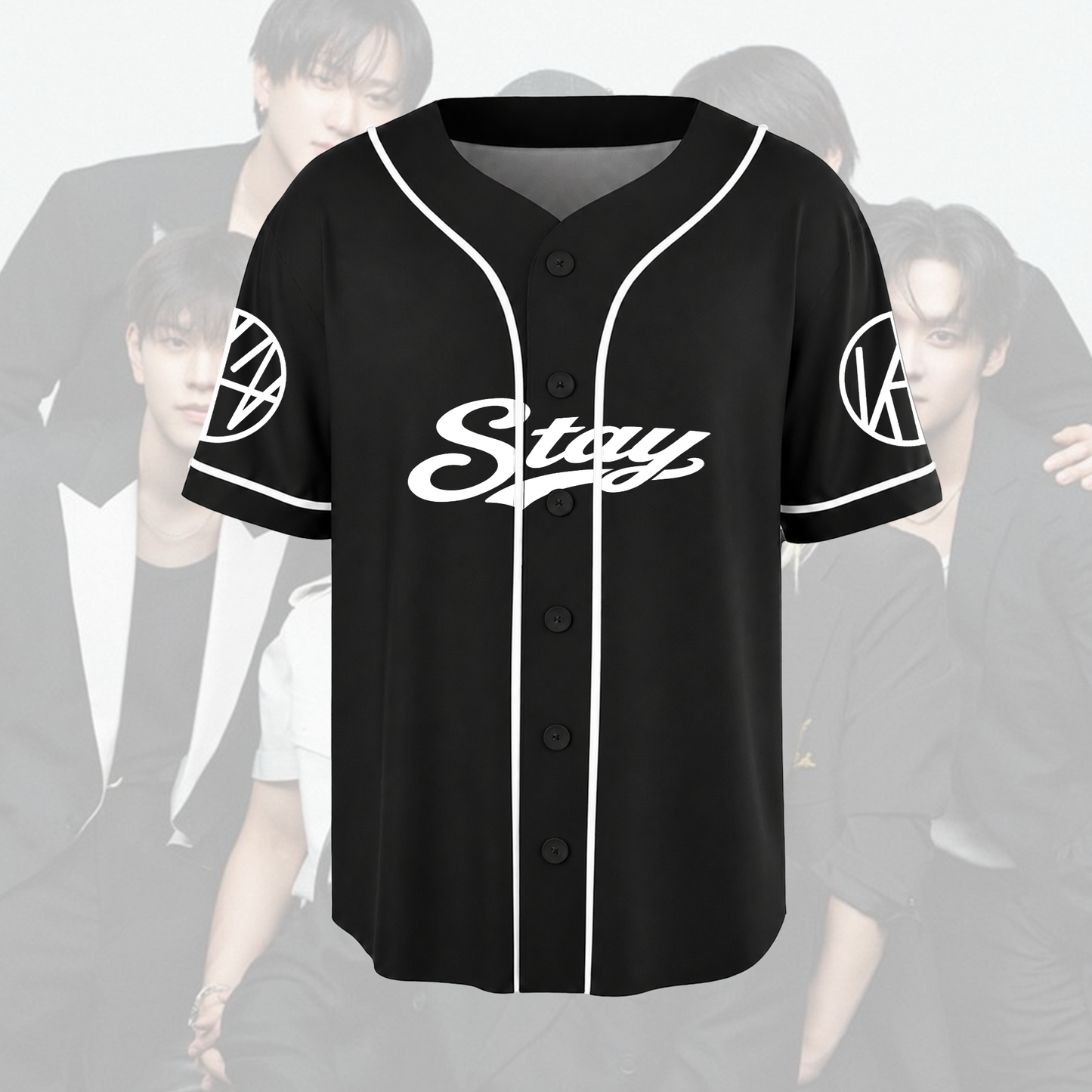Fierce Gaze Run It World Tour Stray Kids Baseball Jersey Gift For Fans