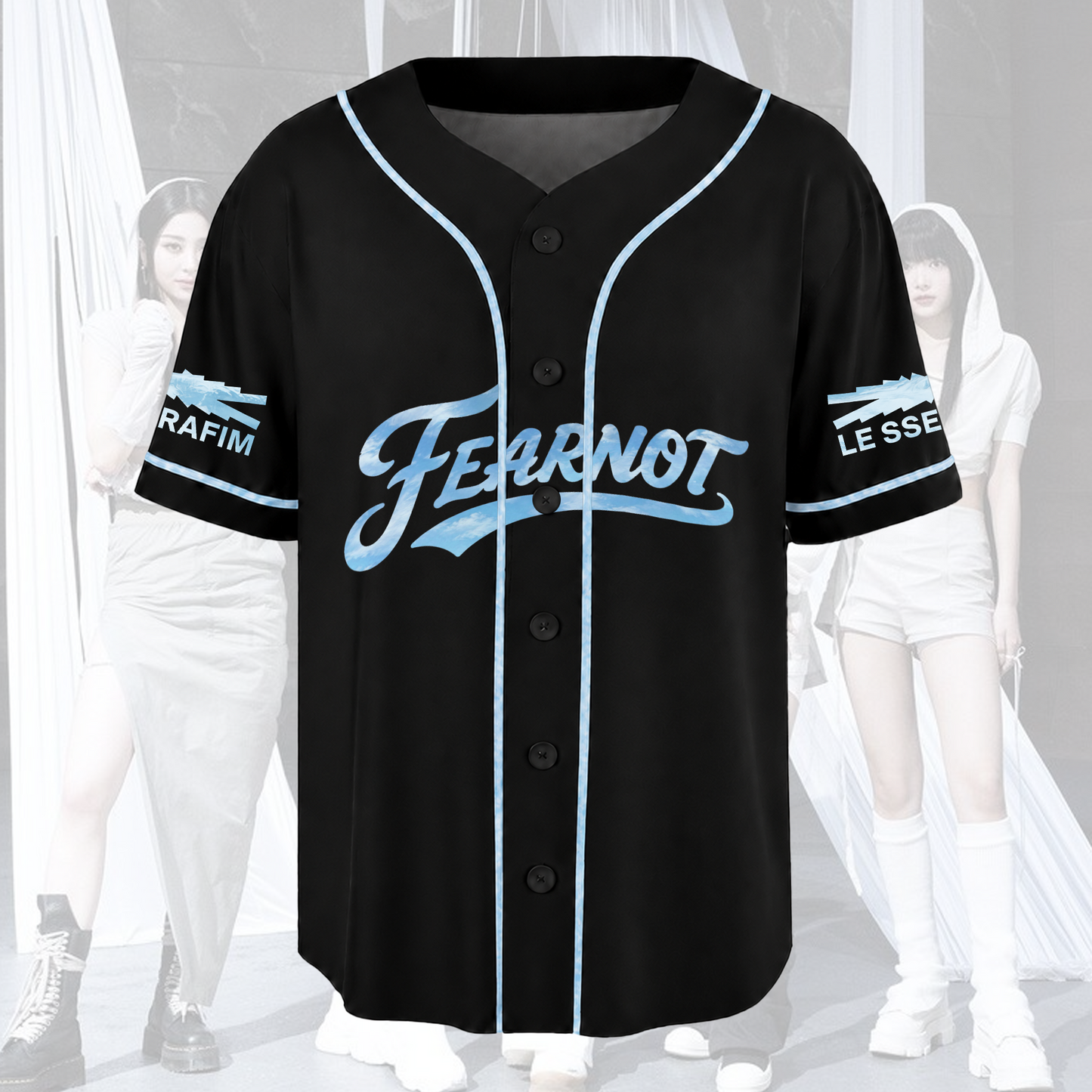 Fearnot Pureflow Le Sserafim World Tour Baseball Jersey Gift For Fans