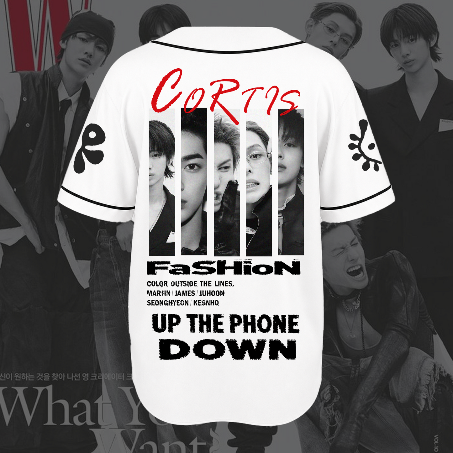 Unframed Odyssey Cortis Put Your Phone Down Tour Baseball Jersey Gift For Fans