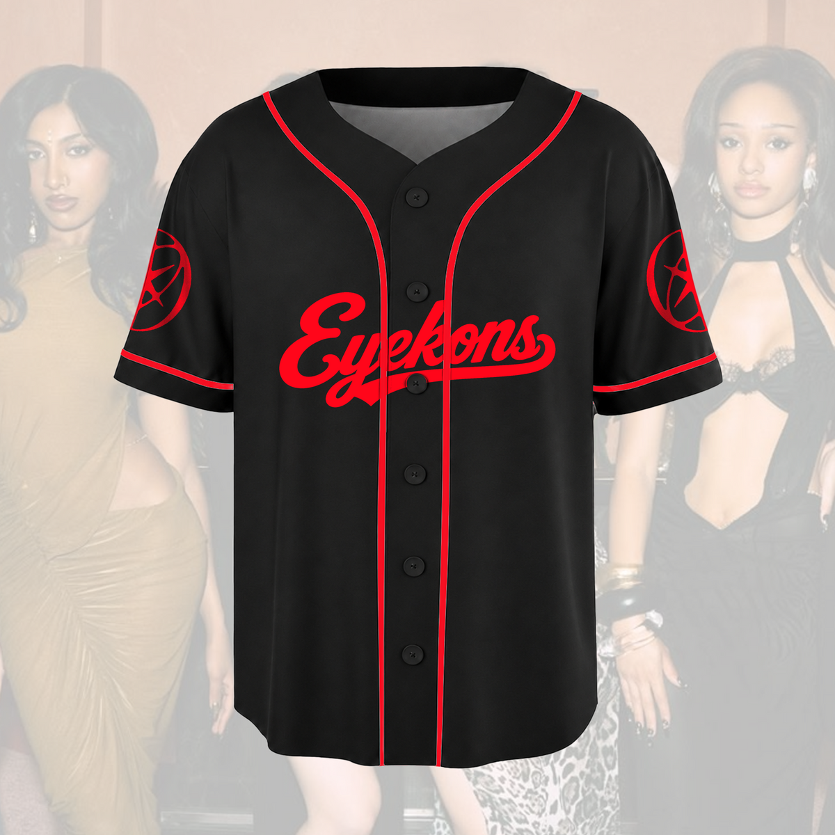 Katseye The Wildworld Tour Red Heart Punk Pop Baseballtrikot Geschenk für Fans