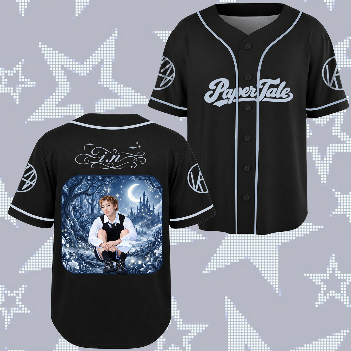 Stray Kids Run It World Tour Baseball-Trikot Edgy Streetwear Geschenk für Fans