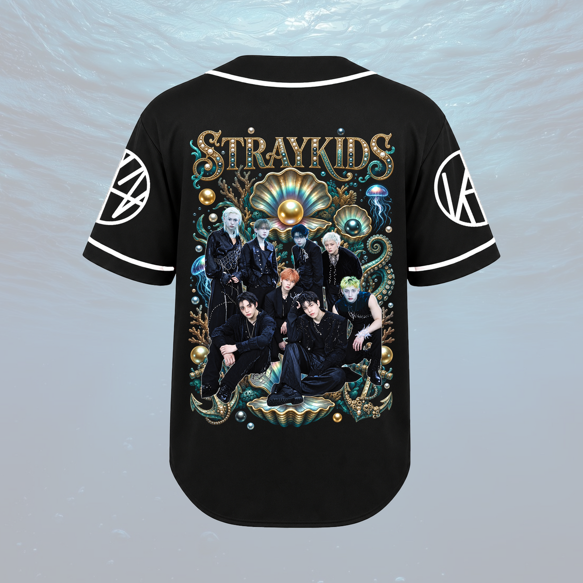 Fierce Suiatsu Stray Kids Club All Members Deep Ocean Baseball Jersey For Stay