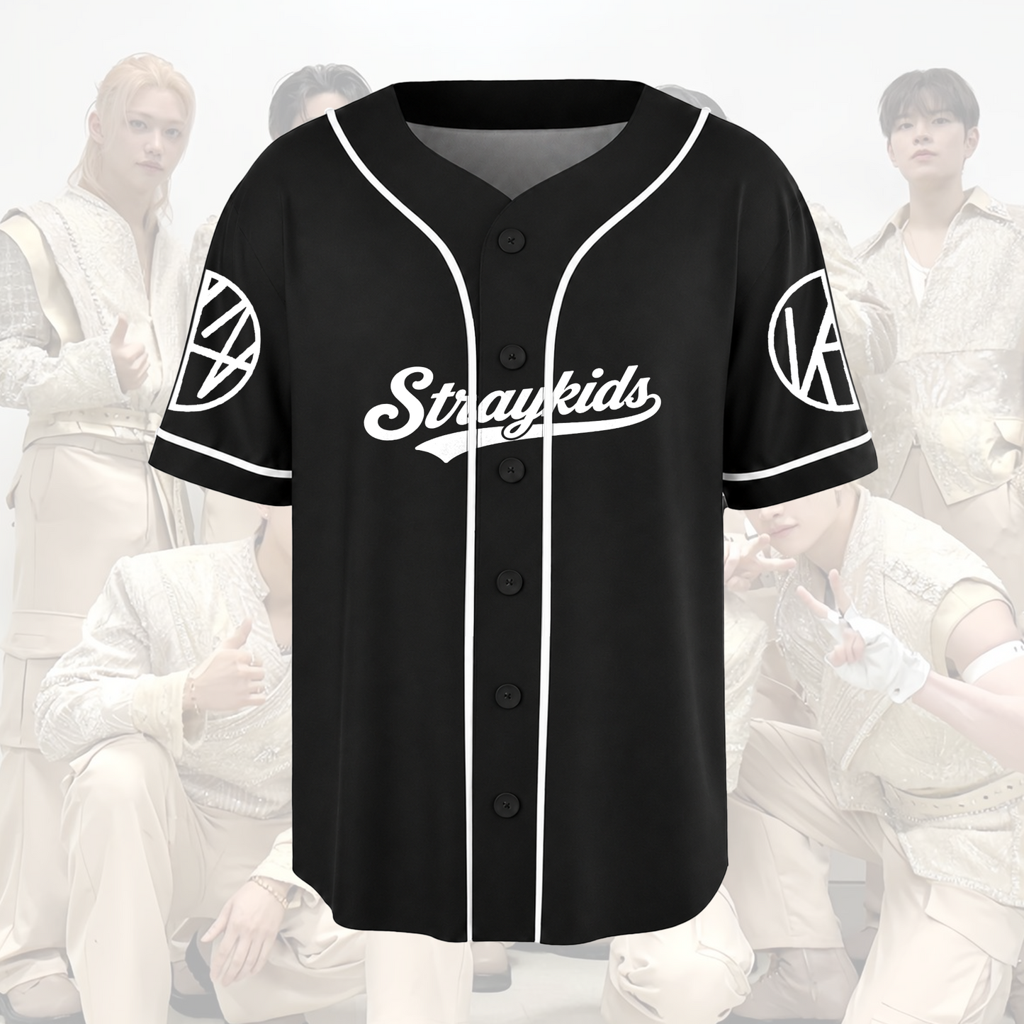 Stray Kids Run It World Tour Baseball Jersey Vintage Rap Tee Style Gift For Fans