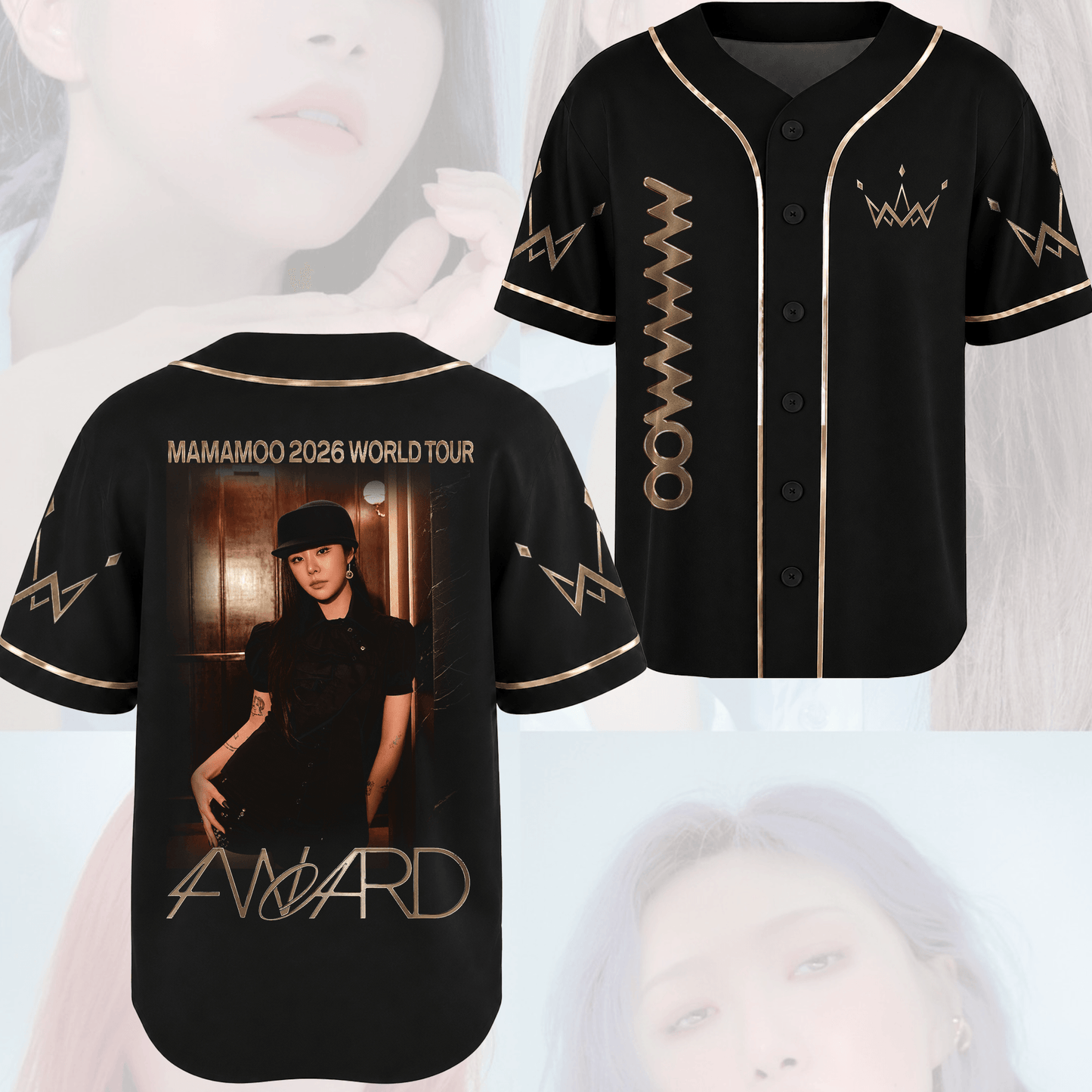 4ward World Tour Mamamoo Baseball Jersey Fan Edition