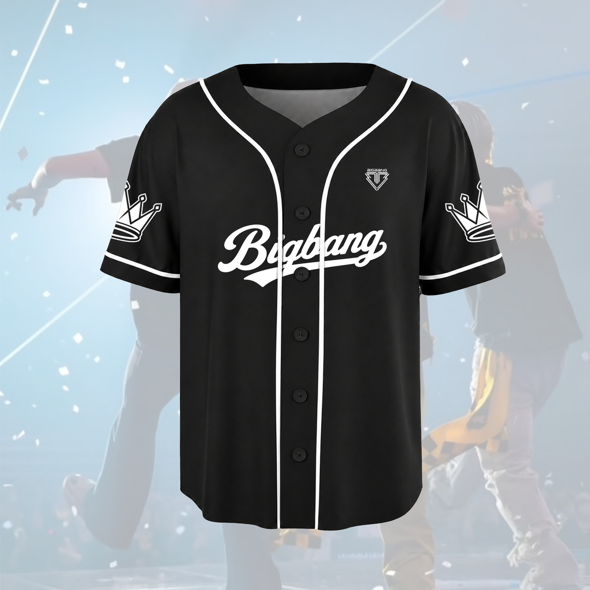BIGBANG Crown Kpop Streetwear Baseballtrikot Geschenk für VIP