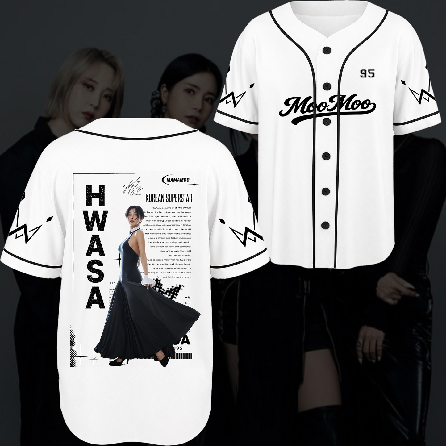 Mamamoo Chronicles Concert Baseball Jersey Gift For Fans