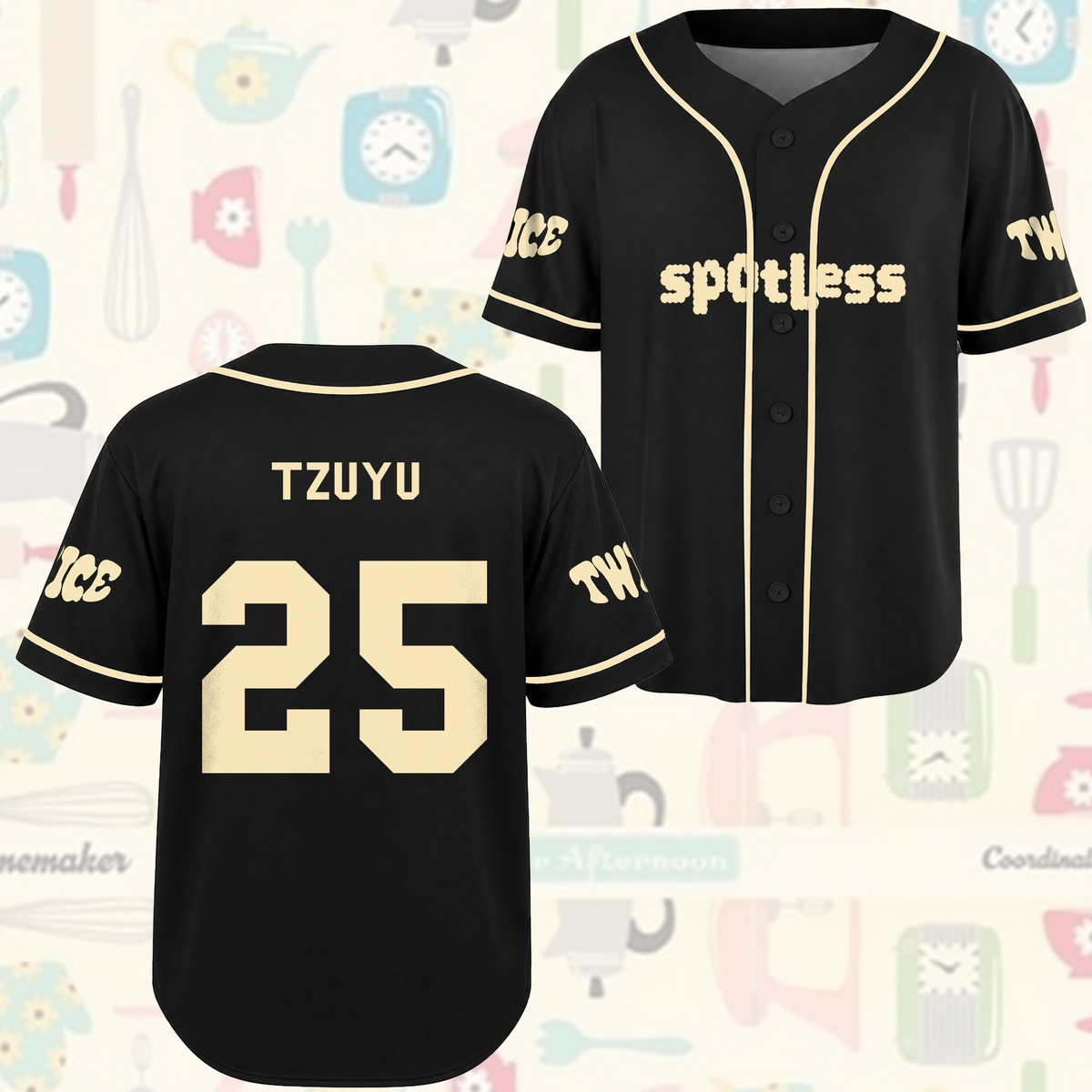 Super, das ist für das TWICE Baseballtrikot der Welttournee 2026