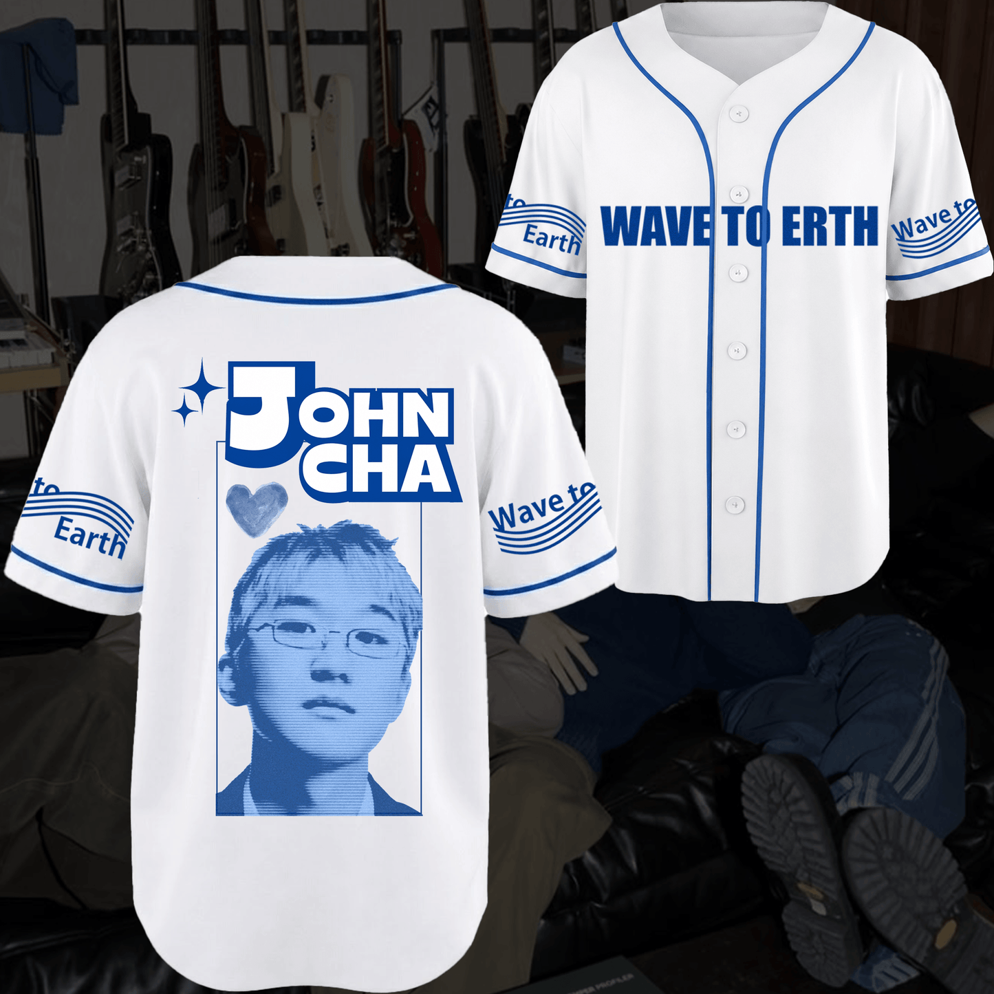The Pieces Tour World Tour Wave To Earth Baseball Jersey