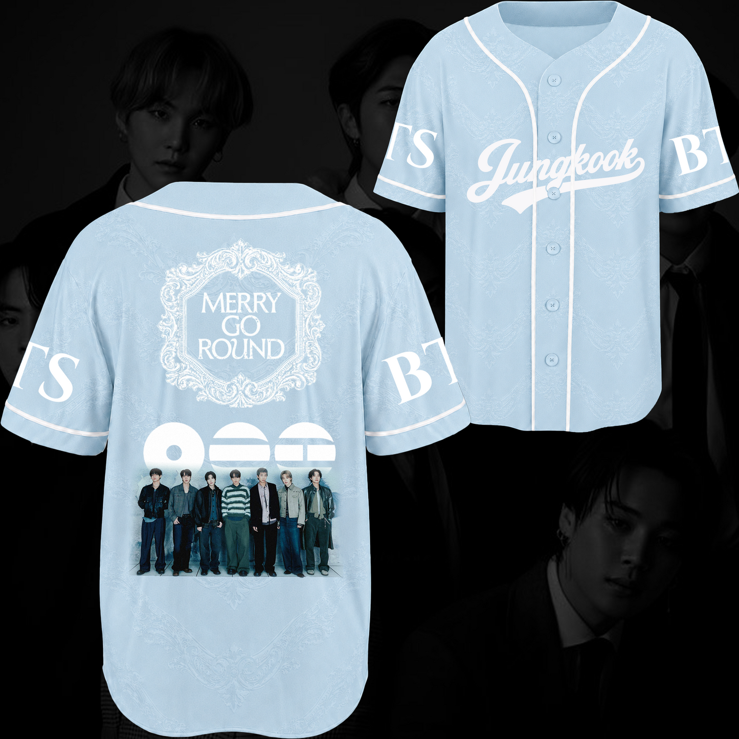 Merry Go Around BTS 2026 Arirang Baseball Jersey Gift For Fans