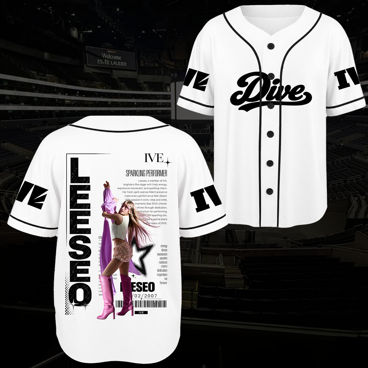 Graceful Performer I.V.E. Club Baseball Jersey For Dive