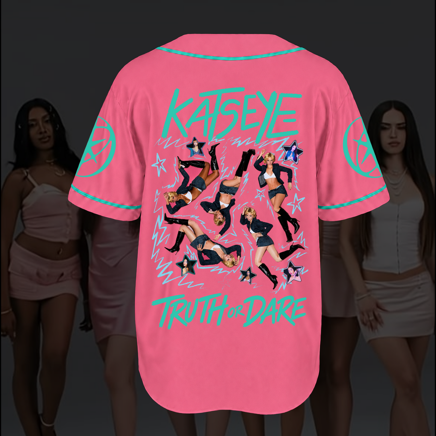 Truth Or Dare KATSEYE Wild Album Concert Baseball Jersey Fan Edition