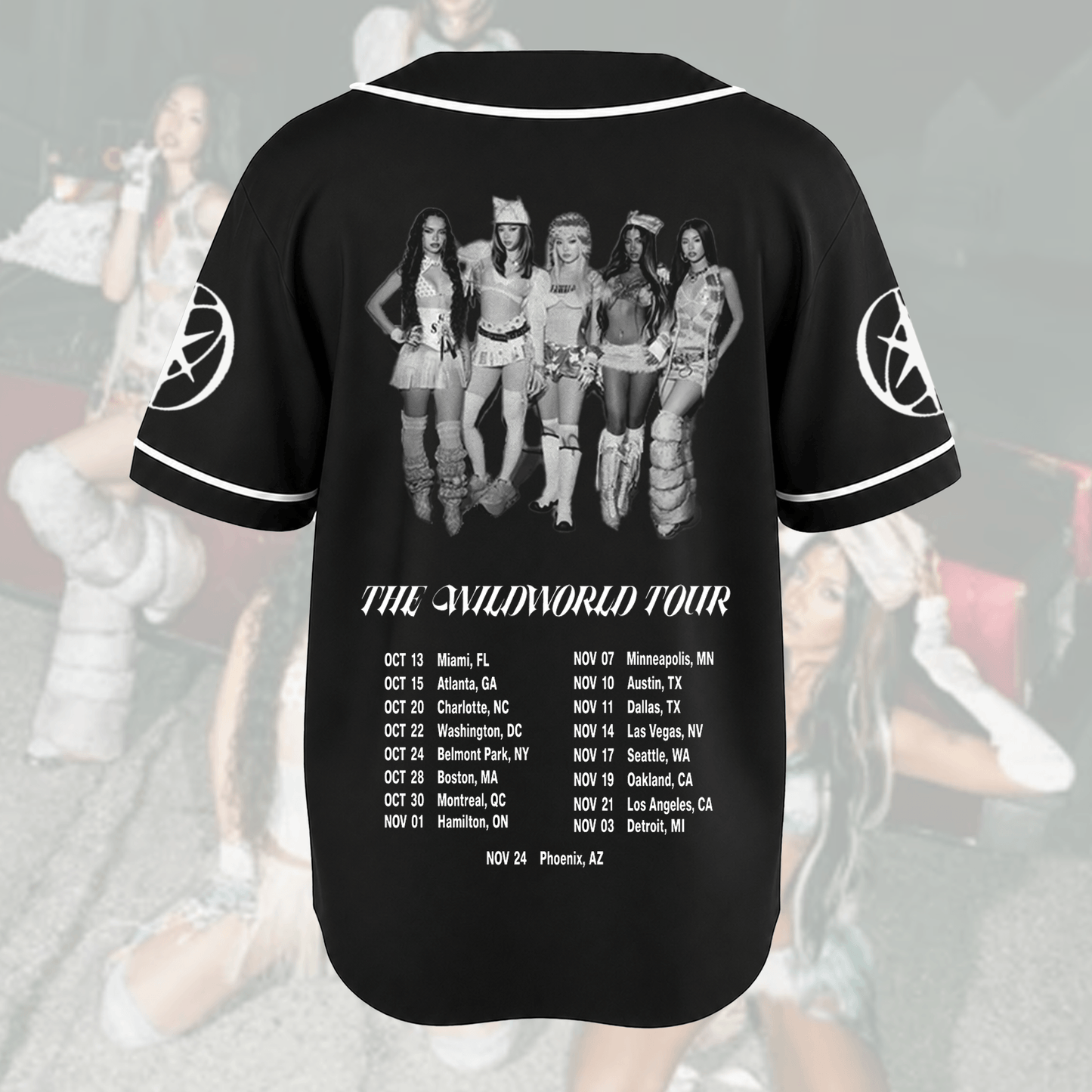 Igniter Katseye The WildWorld Tour Baseball Jersey Fan Edition