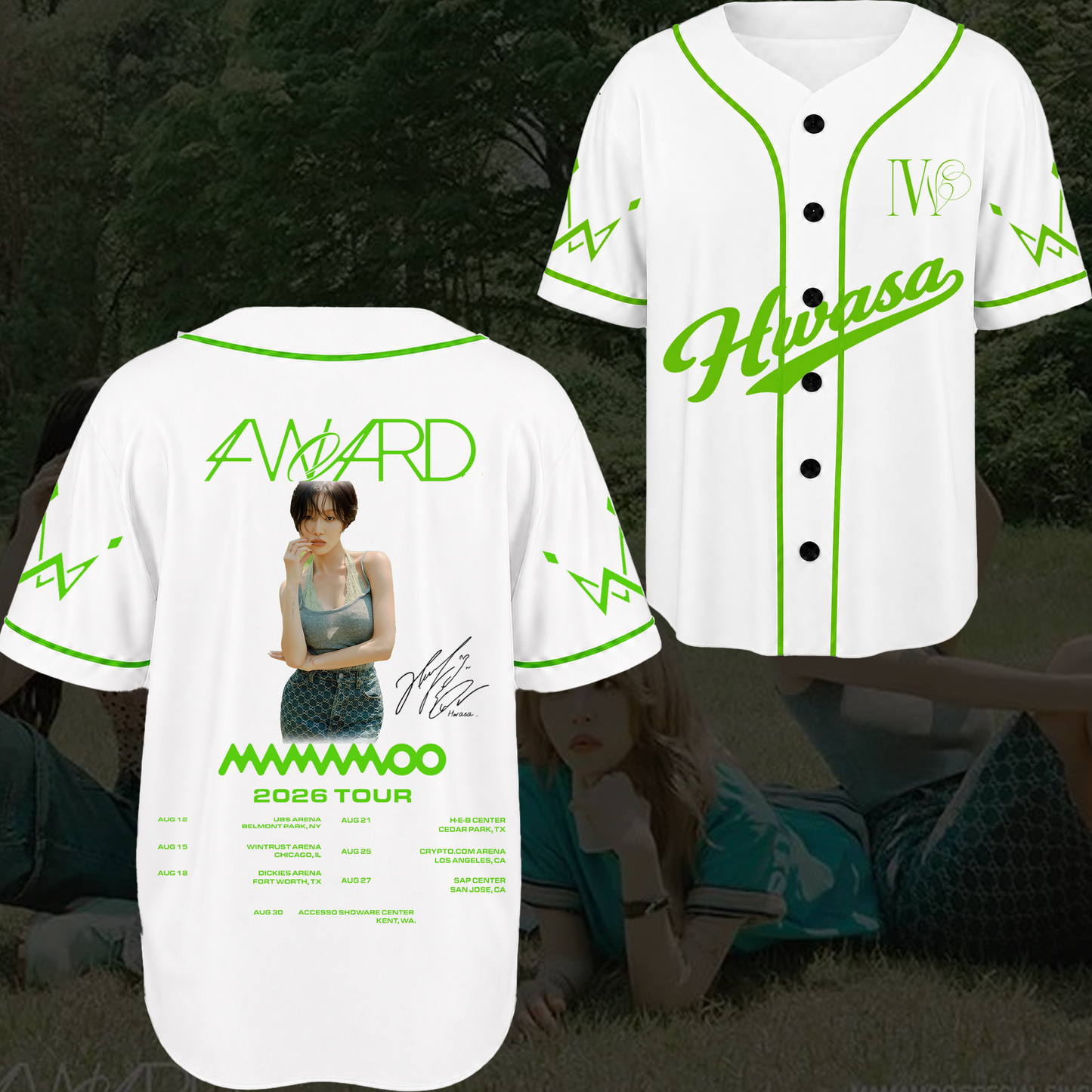 Aura Mamamoo 4ward World Tour Baseball Jersey MooMoo Edition