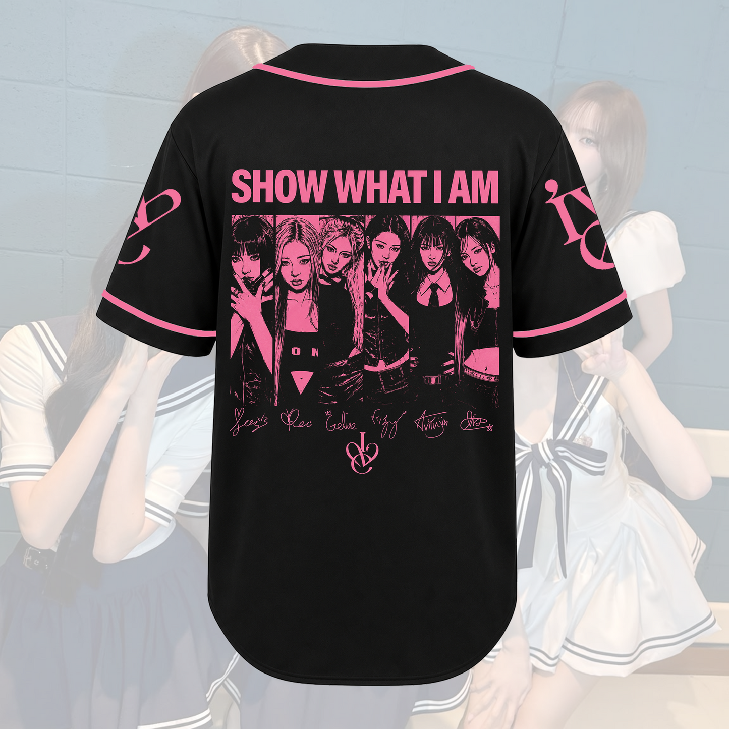 Retro IVE Show What I Am Concert Jersey Vintage Music Style Fan Edition