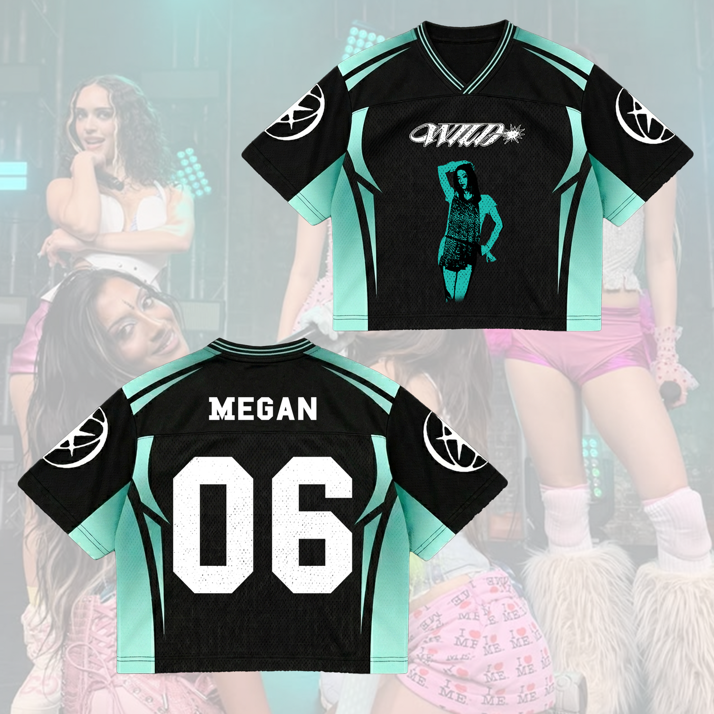 Iconic Katseye The Wildworld Tour 2026 Mixed Mesh Jersey Gift For Fans