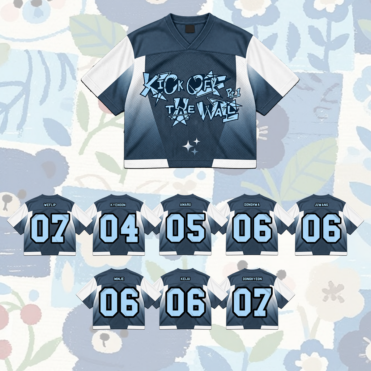 KickFlip Kick Off The Wall Pt 1 Cyberpunk Mixed Mesh Jersey Gift For Fans