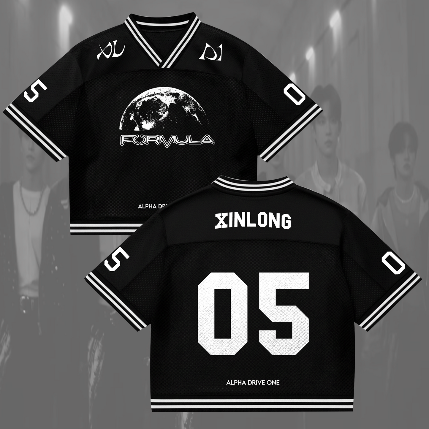 ALPHA DRIVE ONE Formula ALD1 Mixed Mesh Jersey Gift For Lovers