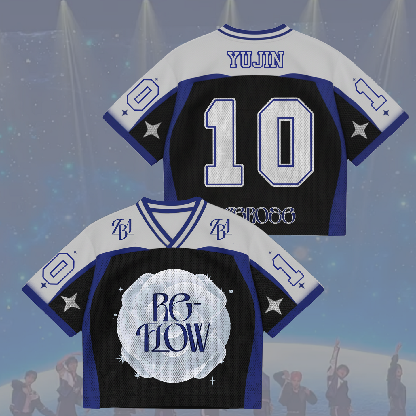 New Album 2026 Re FLow ZB1 Mixed Mesh Jersey Gifts For Fans