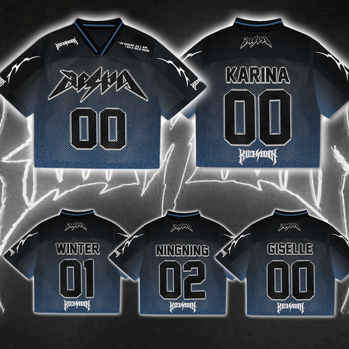 Aespa Rich Man Mixed Mesh Jersey Football Ver 2