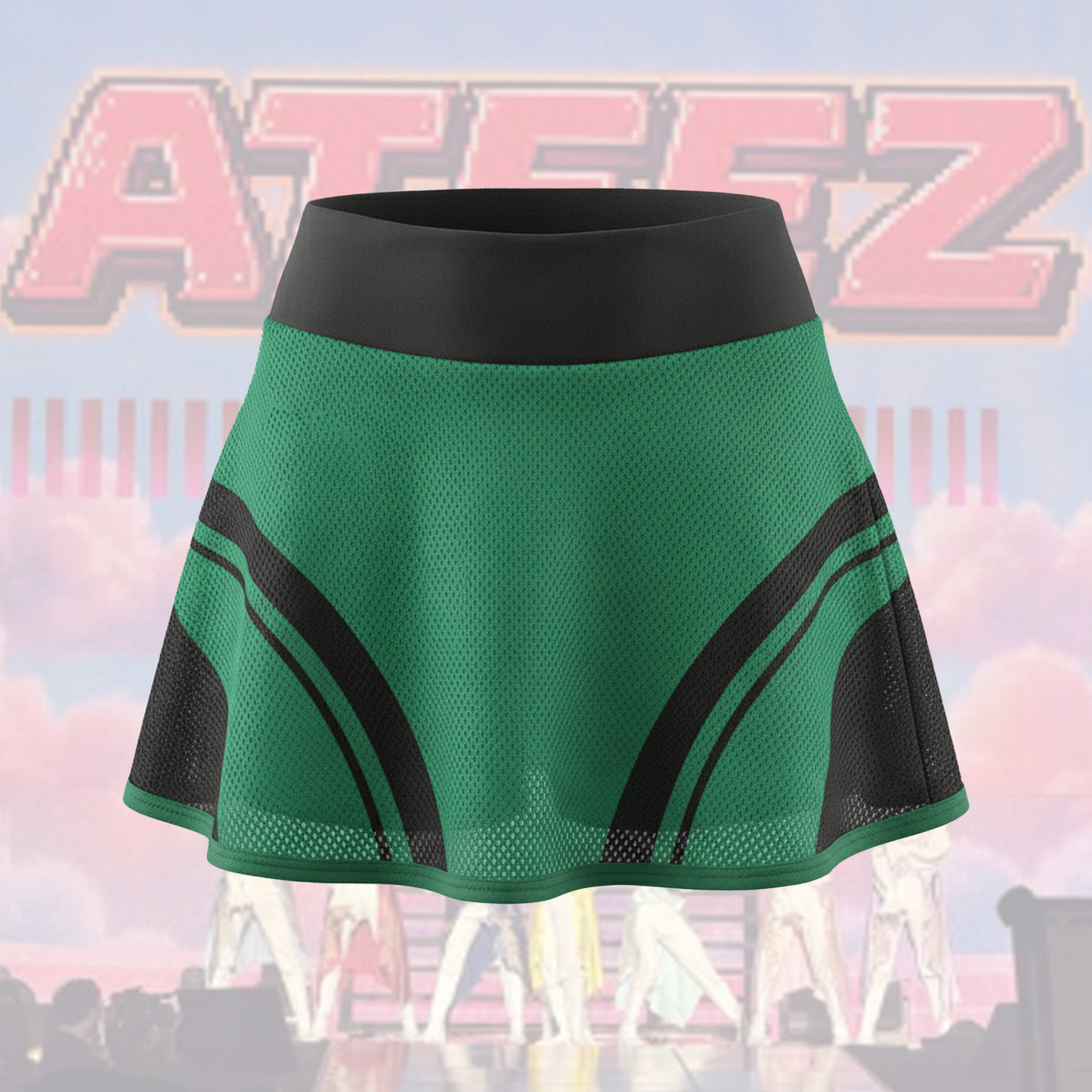 Ateez Golden Hour Part 5 Off Shoulder Mesh Futuristic Concert Outfit Fan Edition