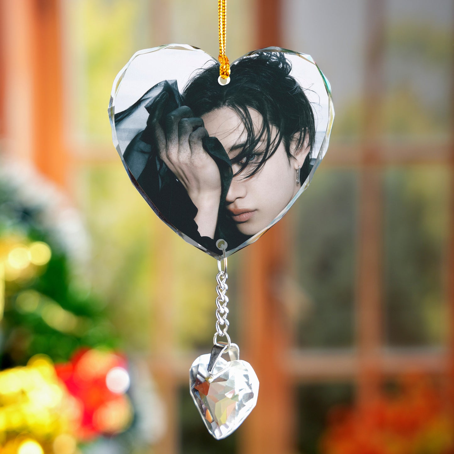 WAVESTEEᵀᴹ Bangchan Album SZK 'DOIT" Ornament With Crystal Charm