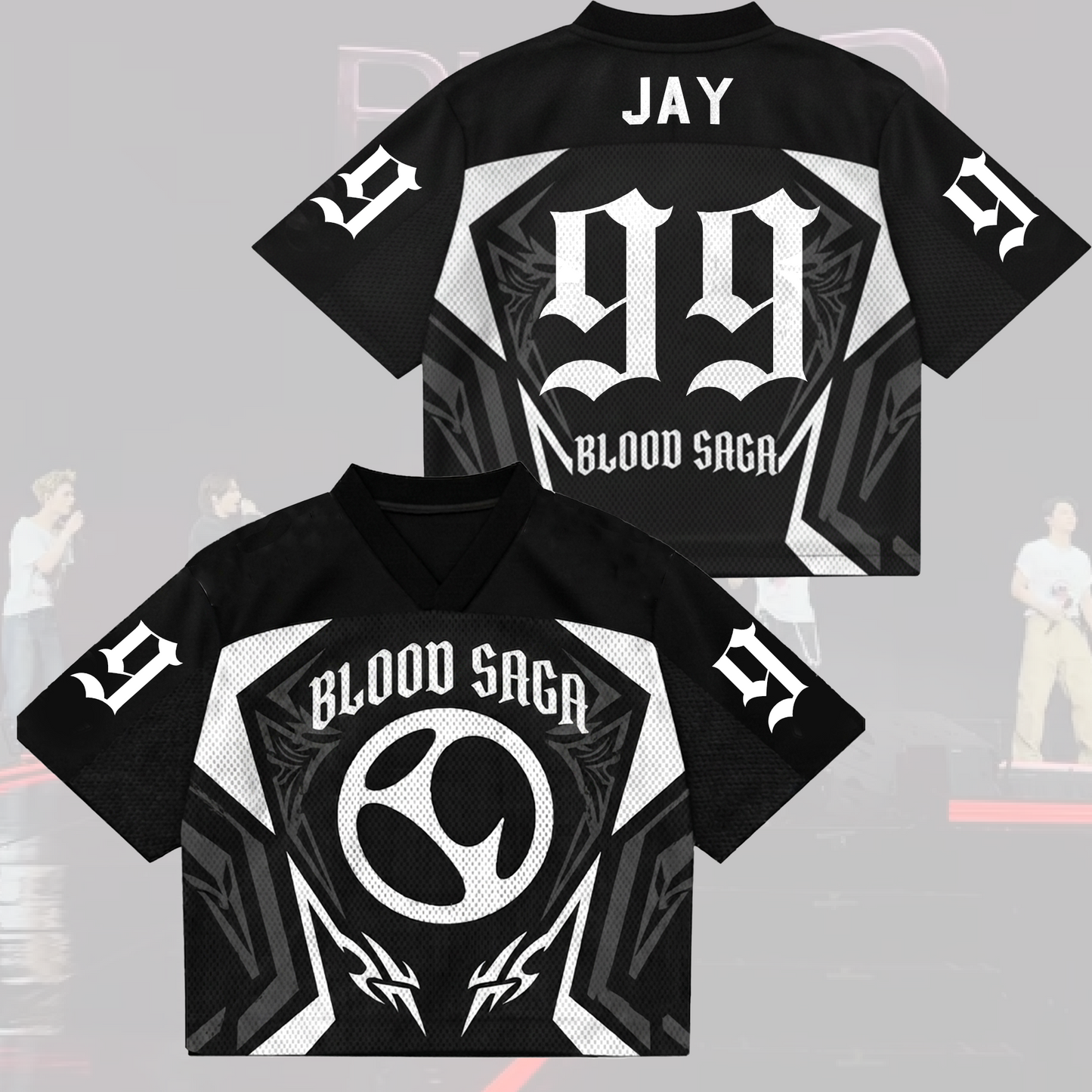 Final Stage Blood Saga Enhypen Mix Mesh Jersey Gift For Fans