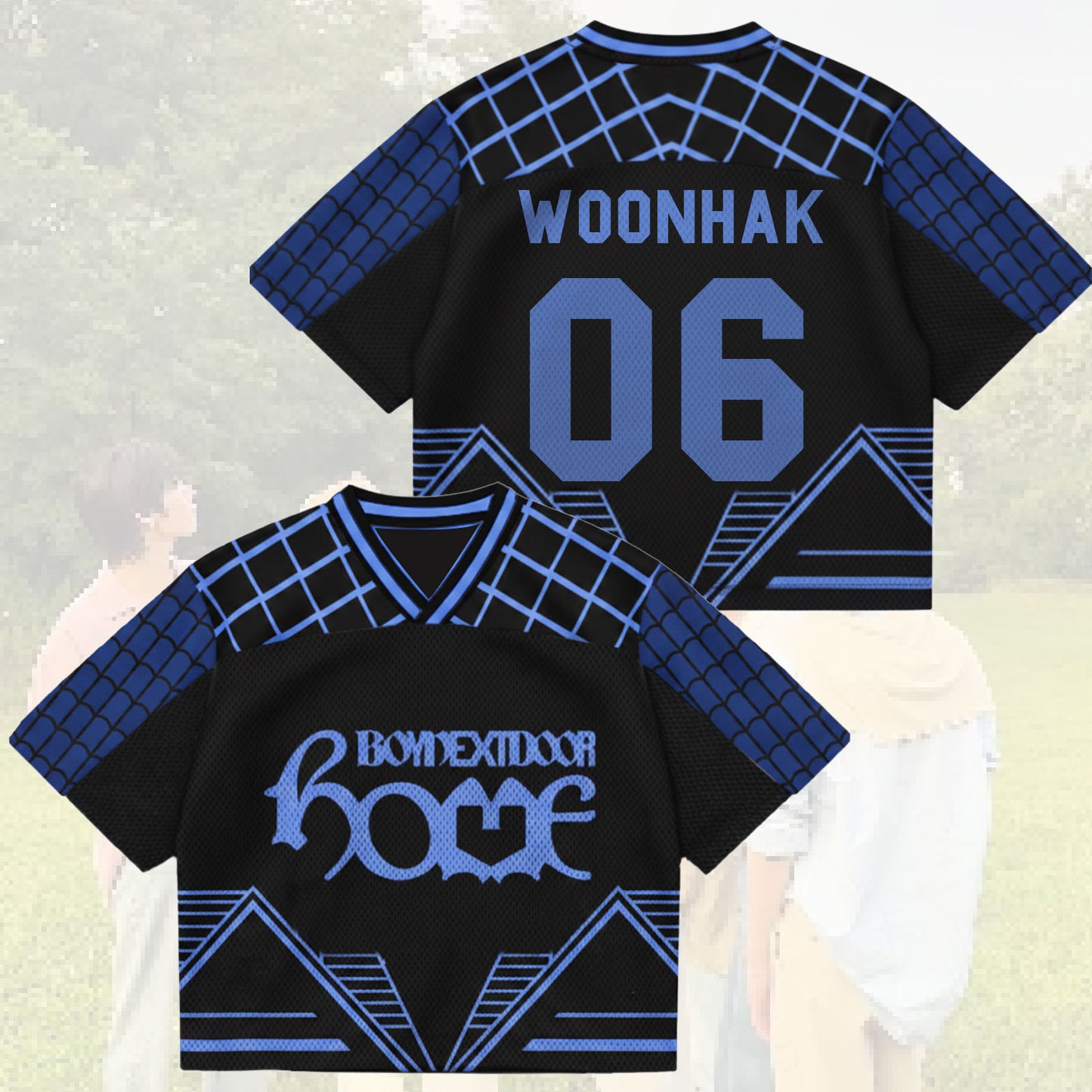 Boynextdoor Home Album Mix Mesh Jersey Edition