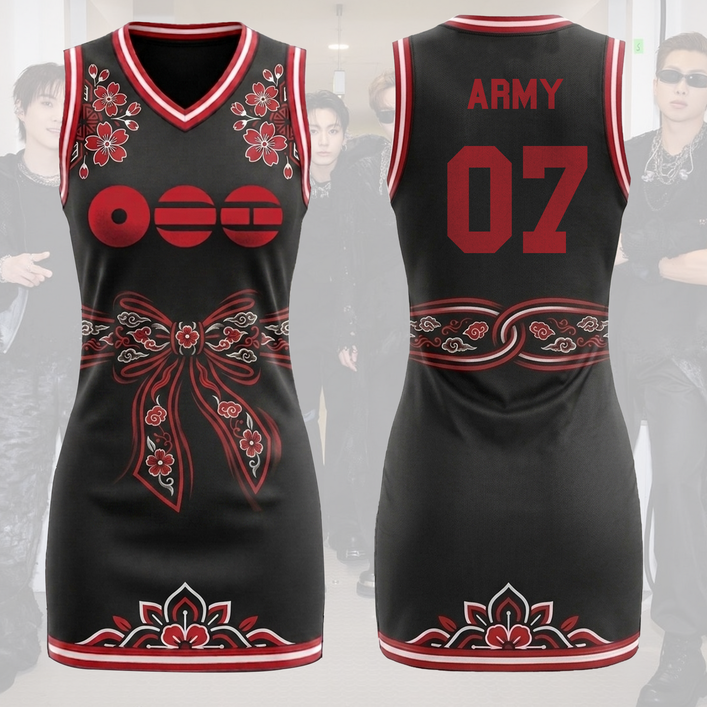 Alluring Arirang World Tour BTS Jersey Dress Concert Outfit Gift For Fans