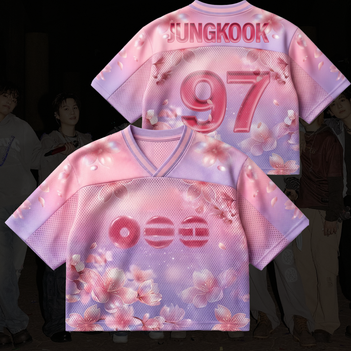 Blossom Dreamers BTS Arirang World Tour Mix Mesh Jersey