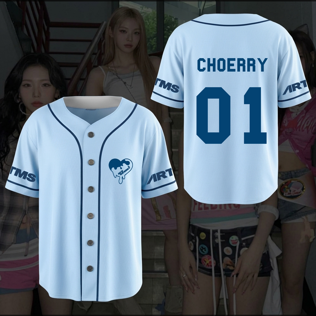 Electric ARTMS Art Of Blue BLood World Tour Baseball Jersey Gift For Fans