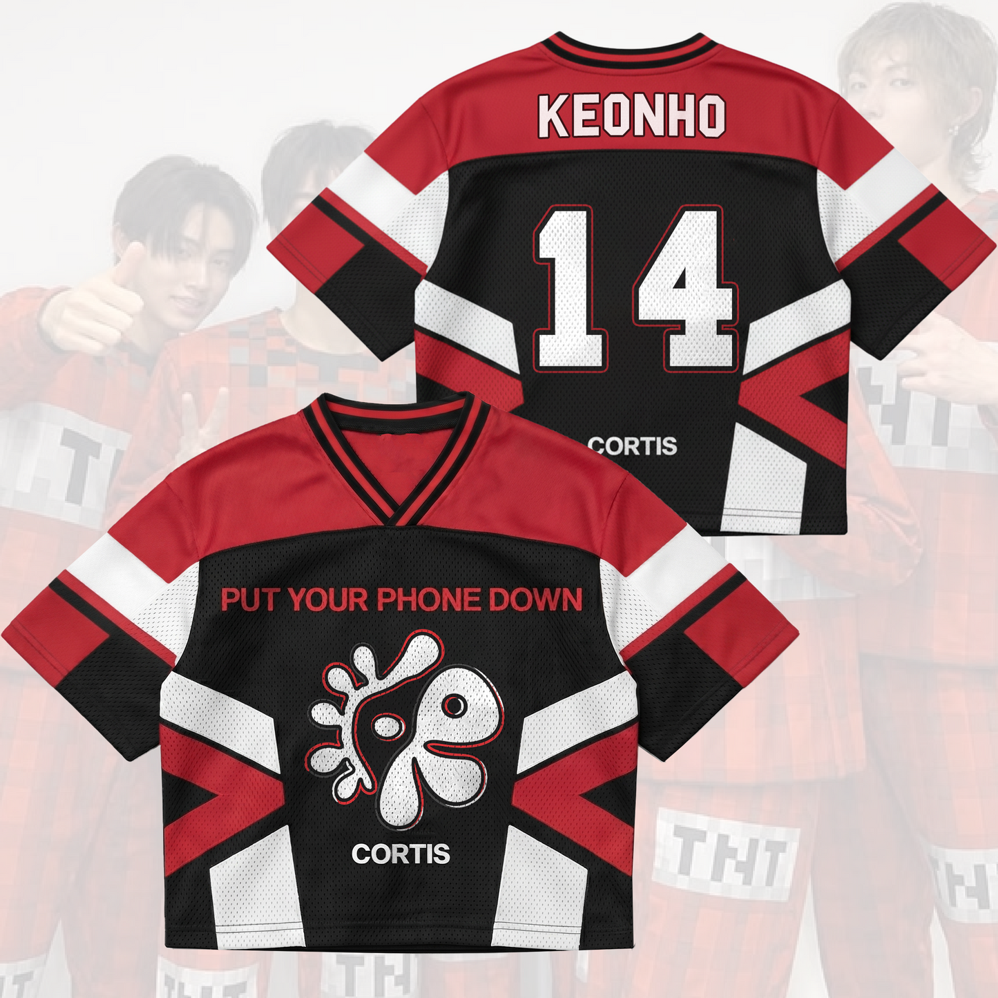 Unframed Odyssey Cortis Put Your Phone Down Tour Mixed Mesh Jersey